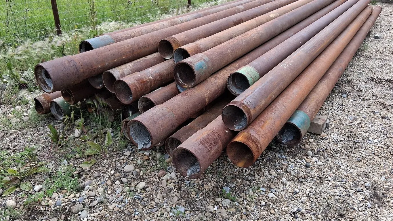 10- 7" Steel Pipe 18-22 Feet Long