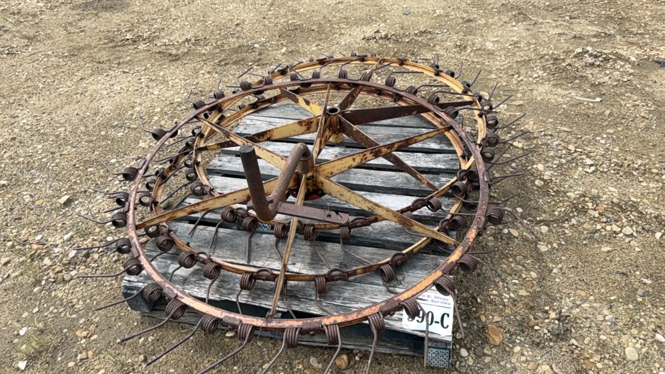 3 - HAY RAKE WHEELS