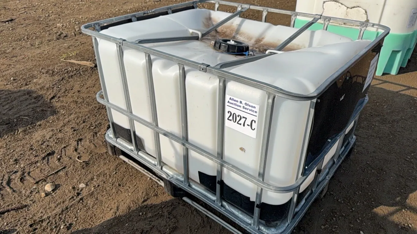 500 LTR TOTE IN METAL CAGE