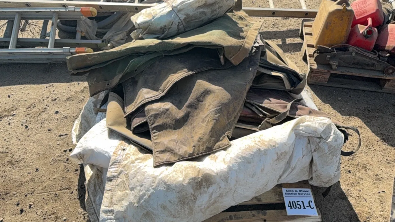 ASSORTED TARPS, WINTERFRONTS