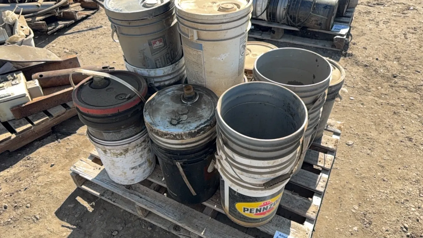 ASSORTMENT OF 20L PAILS
