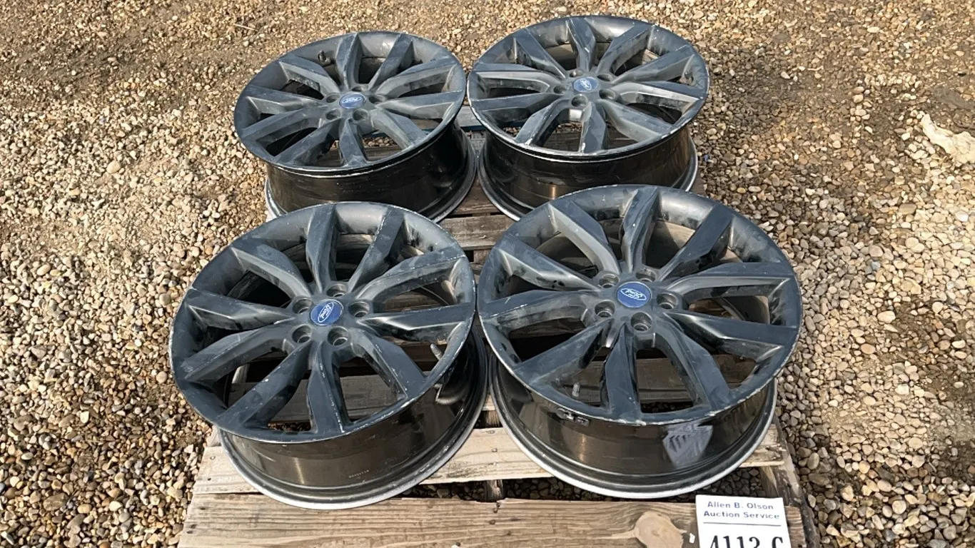 4 - ALUMINUM 5 BOLT RIMS w/ TPMS SENSORS