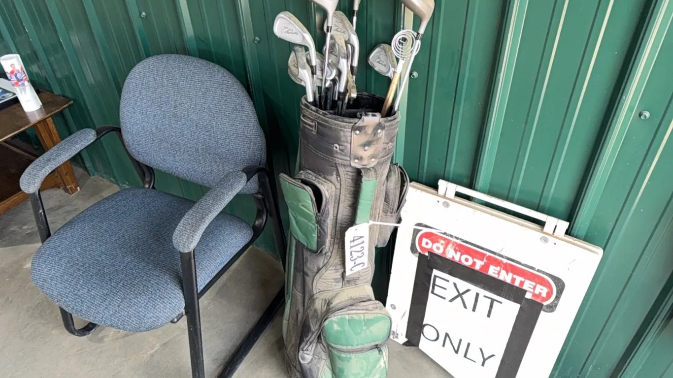 SPALDING GOLF CLUBS w/ GOLF BAG