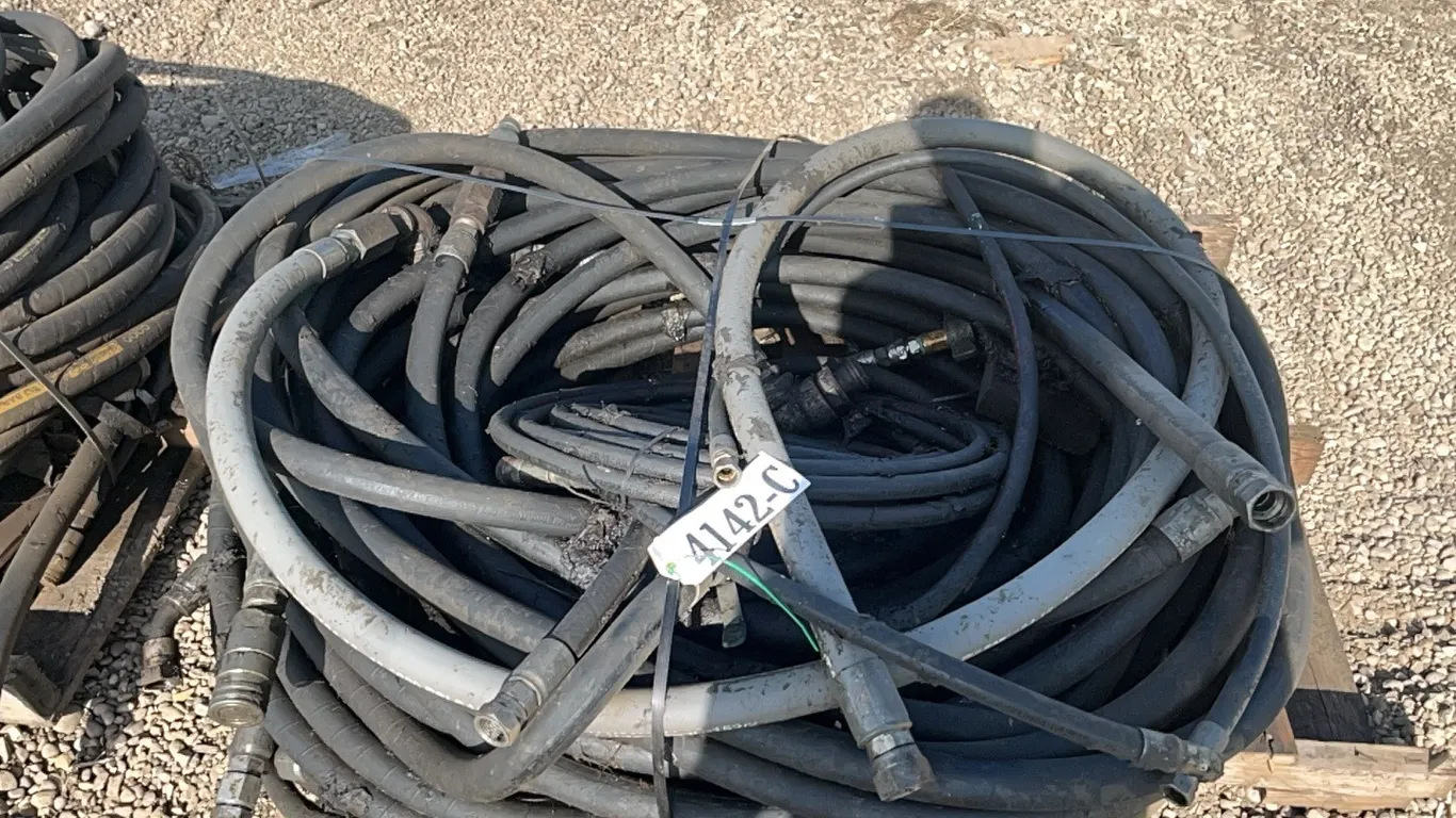 NEW & USED HYD HOSES w/ FITTINGS