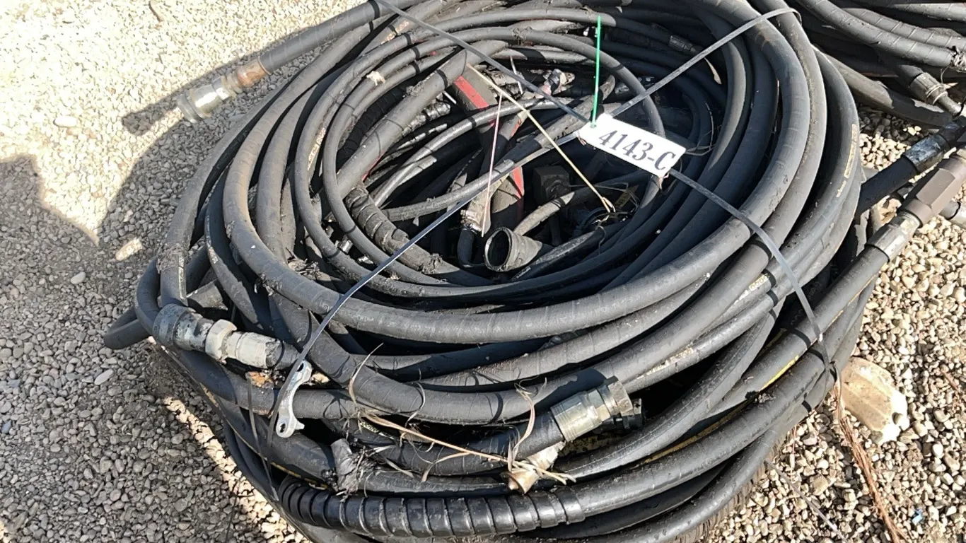 NEW & USED HYD HOSES w/ FITTINGS