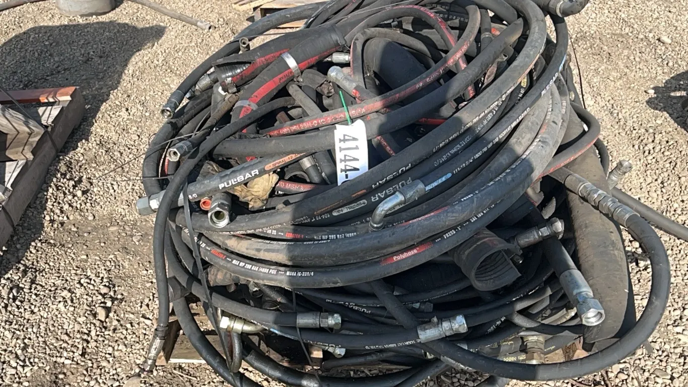 NEW & USED HYD HOSES w/ FITTINGS