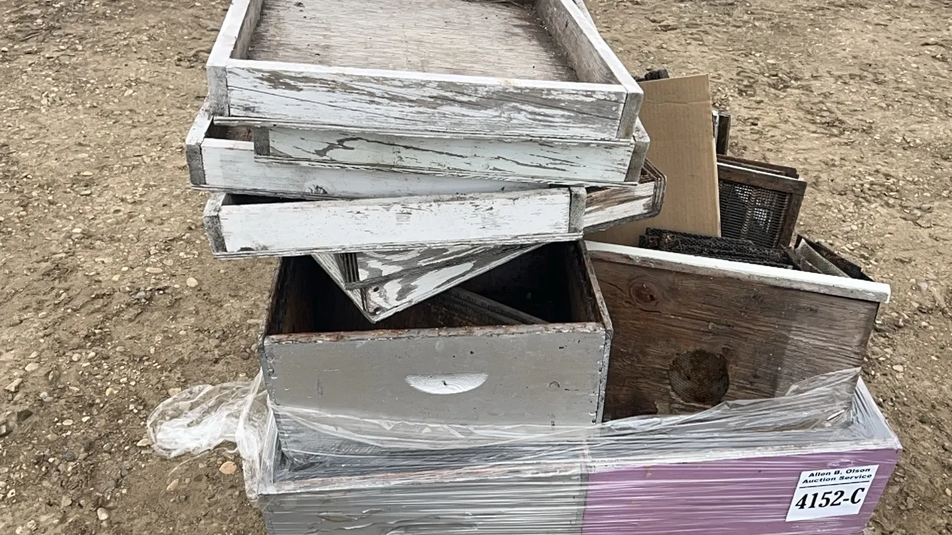 PALLET OF HONEY BEE BOXES