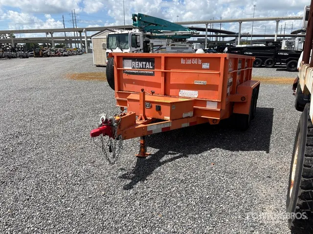 2020 Snake DMP610 10 ft T/A Dump Utility Trailer