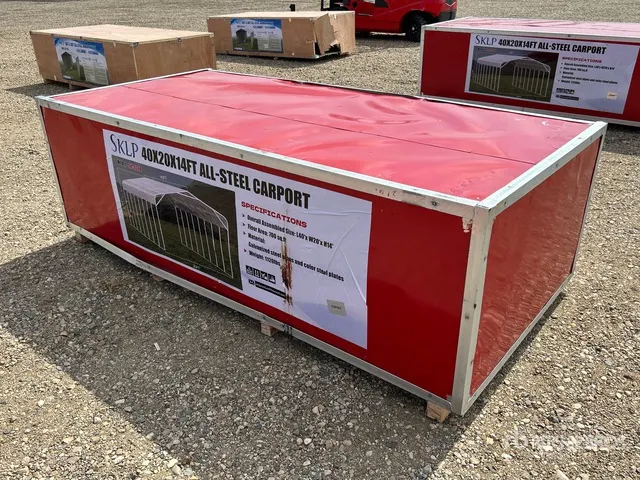 2026 SKLP SK-SC40 20 ft x 40 ft All Steel Carport (Unused)