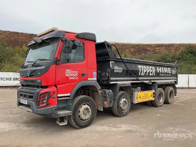 2019 Volvo FMX 500 8x4 Twin-Steer Extended Cab Tipper Quad/A Dump Truck