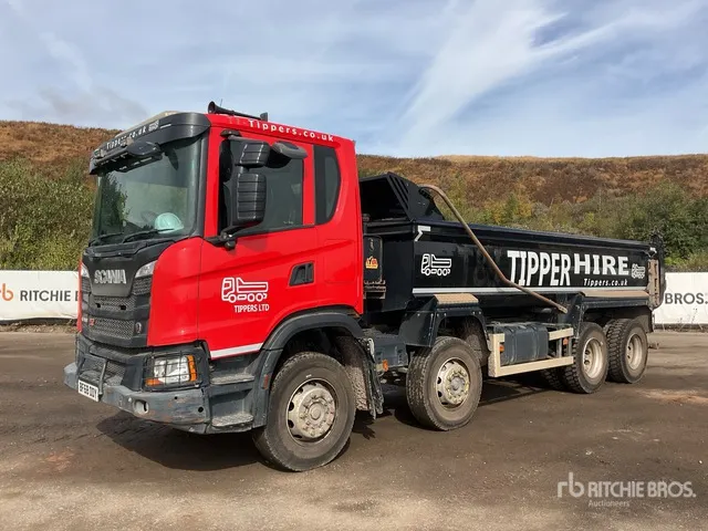 2018 Scania G410XT 8x4 Twin-Steer Extended Cab Tipper Quad/A Dump Truck