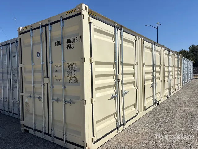2026 40 ft High Cube Multi-Door Storage Container