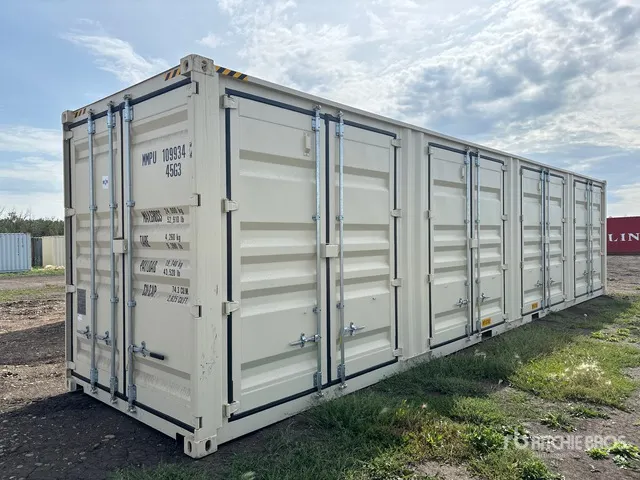 2026 40 ft High Cube Multi-Door Storage Container