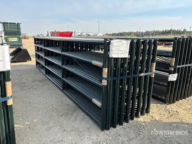 Quantity of (16) 2026 BYT MRG160 16 ft Livestock Gate (Unused)