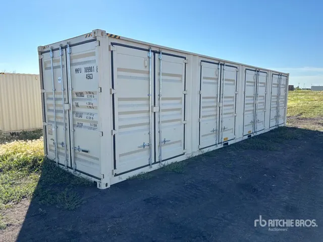 2026 40 ft High Cube Multi-Door Storage Container