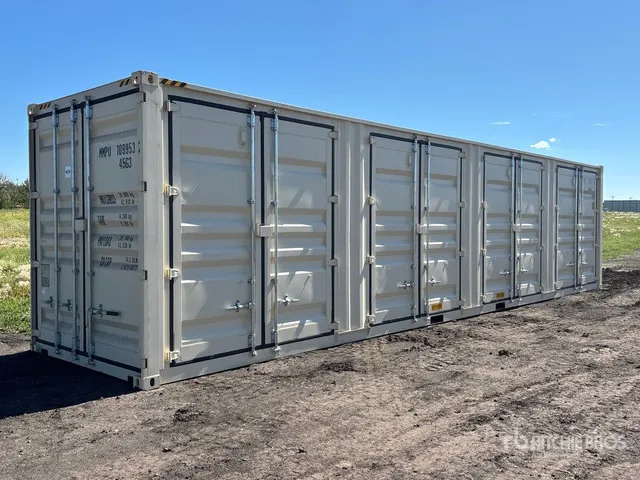 2026 40 ft High Cube Multi-Door Storage Container