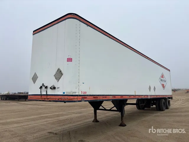 1983 Trailmobile 48 ft x 102 in T/A Tool Crib Van Trailer