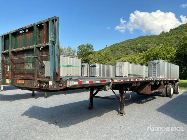2005 Great Dane GPLWSAR 48 ft T/A Spread Axle Flatbed Trailer (Inoperable)