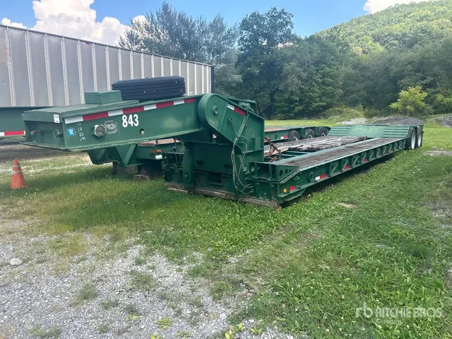 1987 Fruehauf HRGT-7-40 T/A Removable Gooseneck Lowboy Trailer