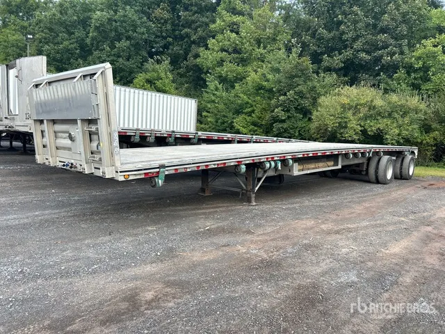 2018 MAC TNAR48AA 48 ft T/A Spread Axle Flatbed Trailer