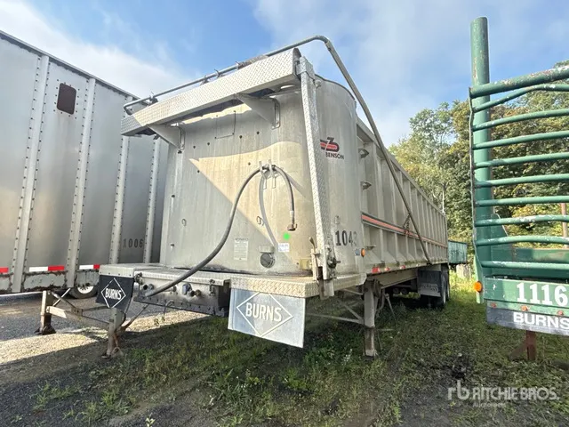 1998 Benson 34 ft T/A Aluminum Various End Dump Trailer