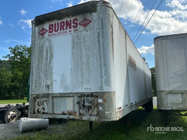 1989 Fruehauf 48 ft Van Trailer