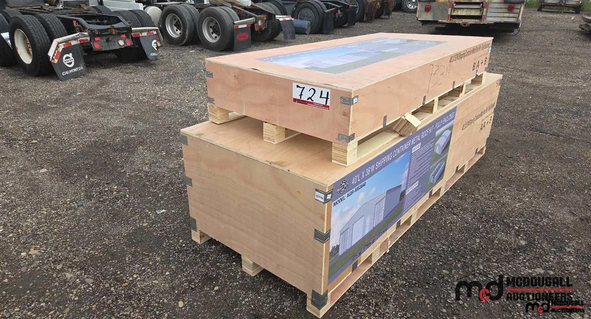 AGR-MS3640 40'x36' Fully Enclosed Roof Kit
UNRESERVED