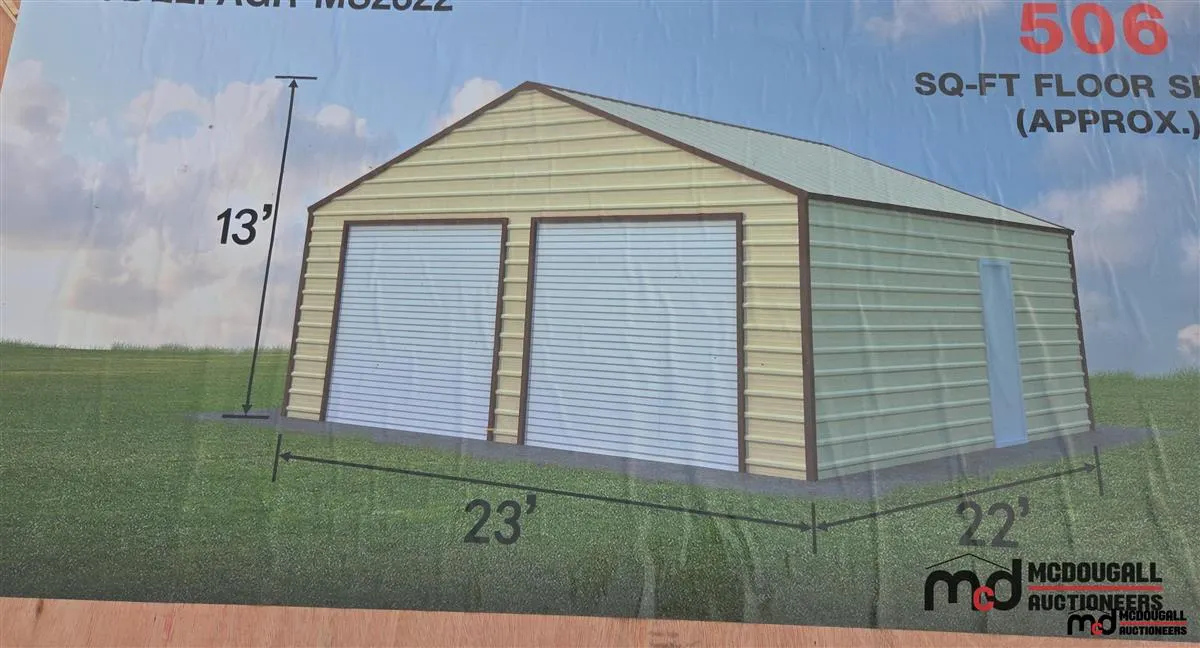 Rhino AGR-MS2322 23'x22' Double Garage Shed
UNRESERVED