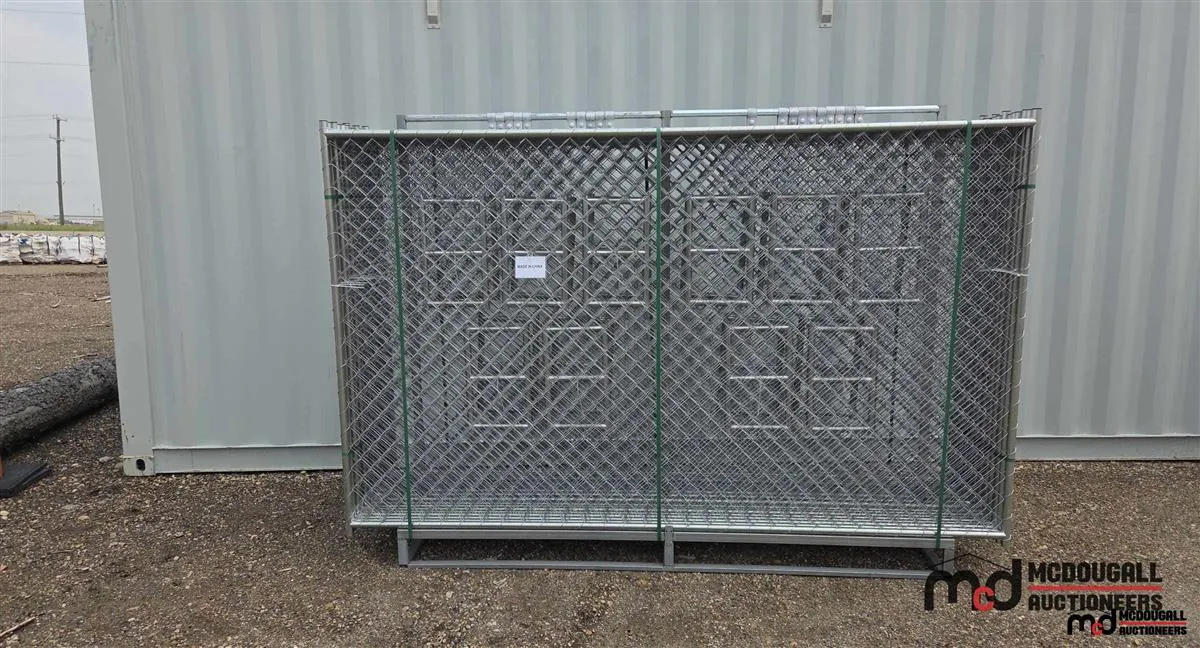 Galvanized Chain Link Fence Panel Bundle
UNRESERVED
