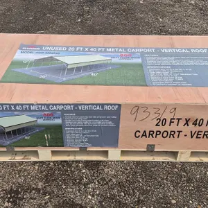 Rhino 20'x40' Metal Carport Kit
 UNRESERVED
