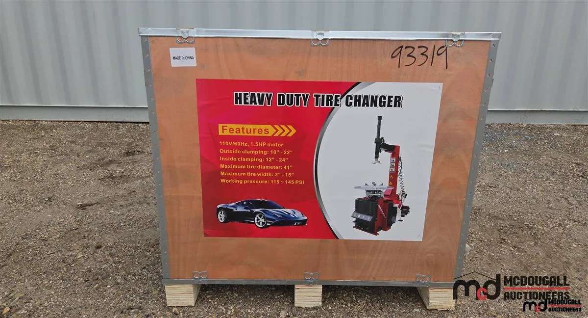 Heavy Duty Tire Changer 110V 1.5 HP
UNRESERVED