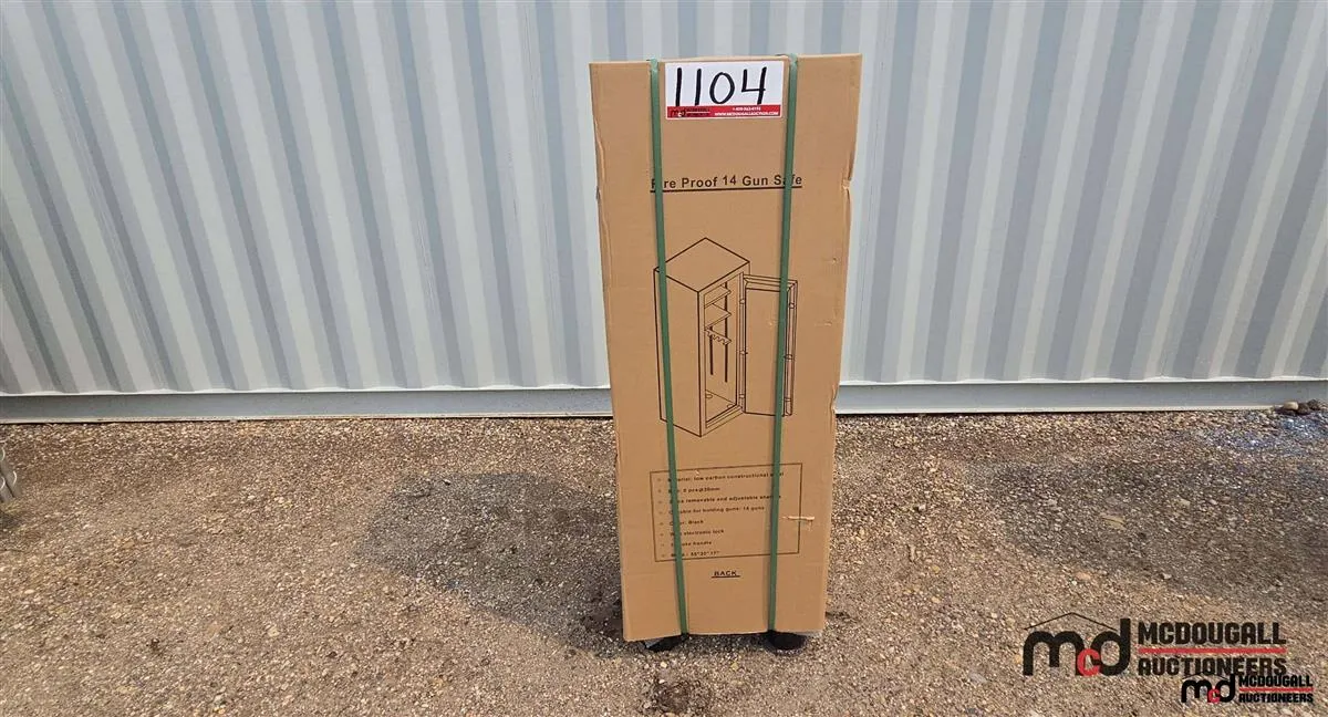 Fire Proof 14 Gun Safe
UNRESERVED