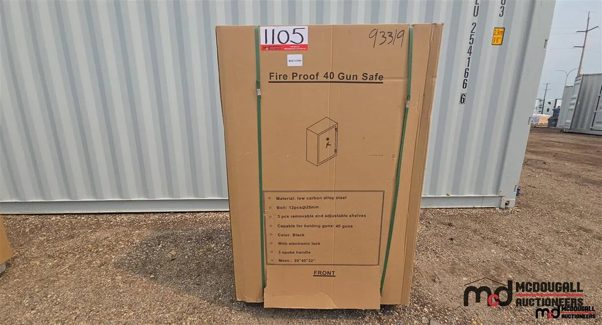 Fire Proof 40 Gun Safe w/ Electronic Lock
UNRESERVED