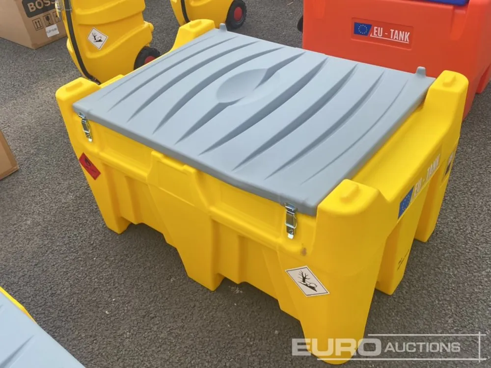 Unused Emiliana Serbatoi 330 Litre Static Plastic Fuel Bowser, 12 Volt Electric Pump