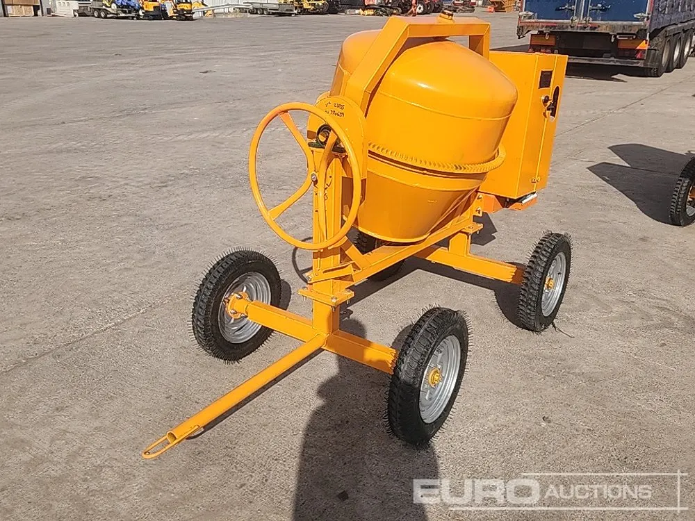 350litre Diesel Cement Mixer, Electric Key Start