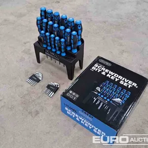Unused Draper 44 Piece Precision Screwdriver Hex Key and Bit Set 