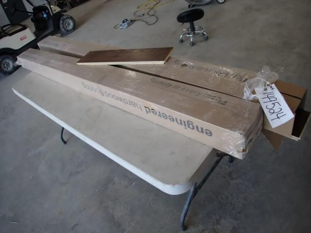 Qty Of (2) Boxes Engineered Hardwood Flooring