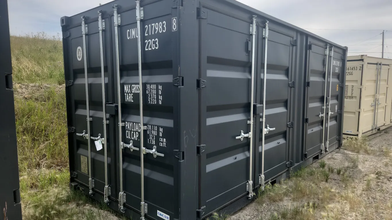20' 3 Door Single Use Sea Container