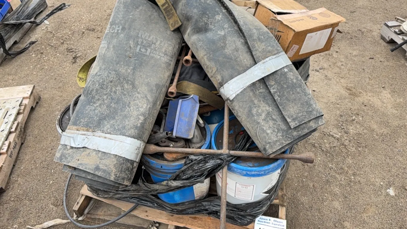 TIRE IRONS, SLING, HOOKS, BITS, TRUCK PARTS