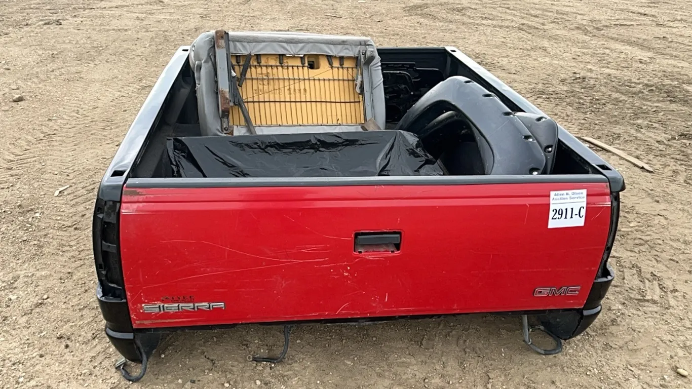 1998 1/2 TON TRUCK BOX w/ 6020 INTERIOR CLOTH SEATS, INTERIOR DOOR PANELS, INNER DOOR PANELS, 3 - FENDER FLARES