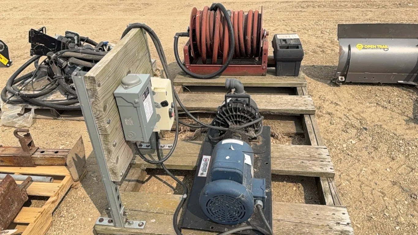 ID 4385 5hp Electric Water Pump/Hose Air Reel