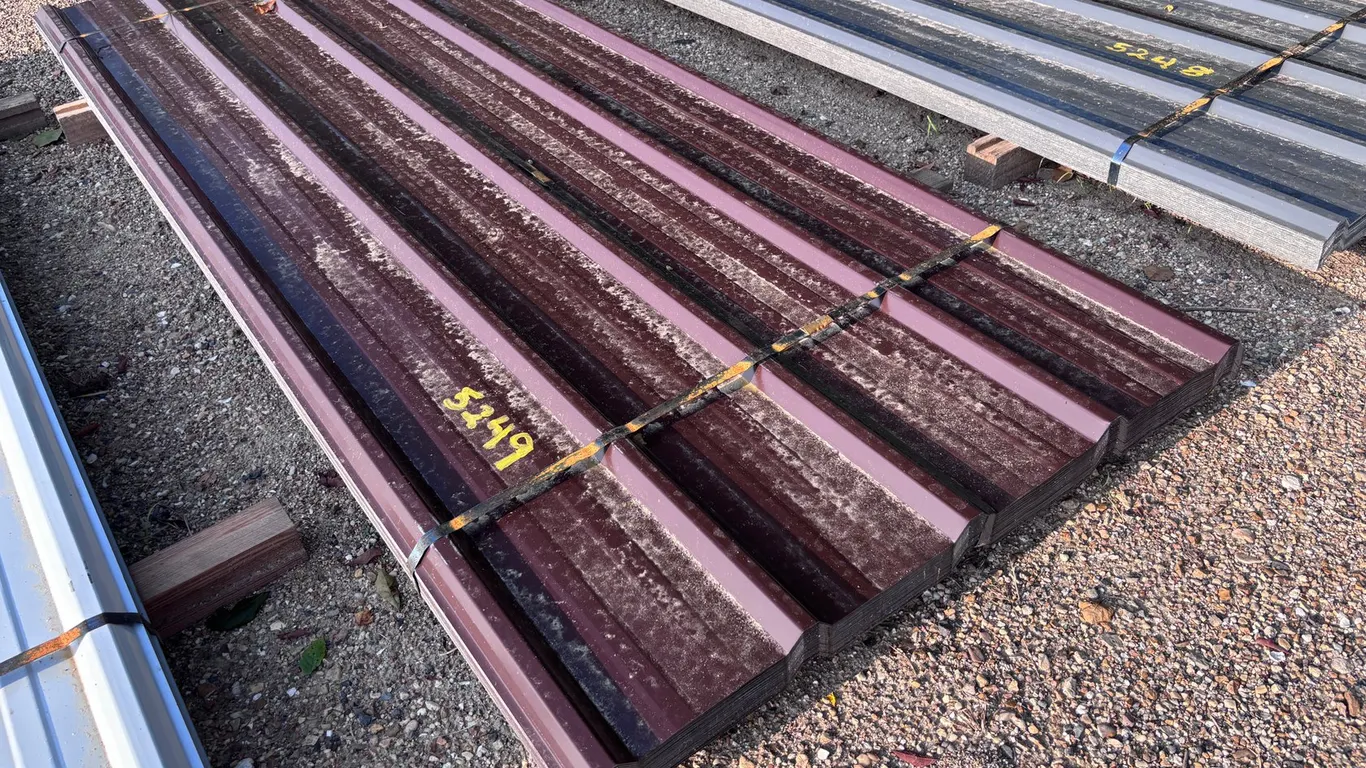 Brown Metal Roof Panels