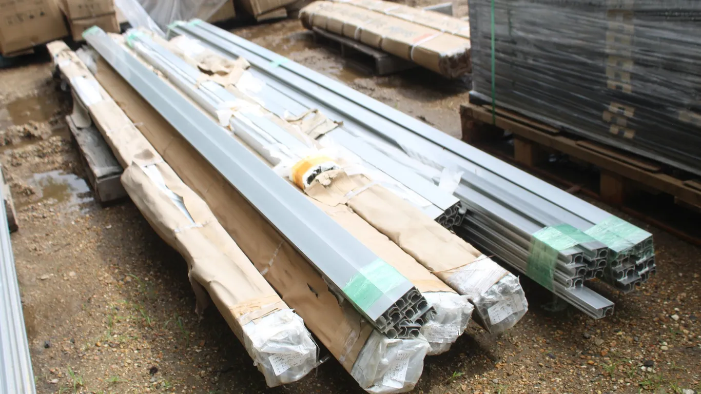 PALLET OF SOLAR FRAMES