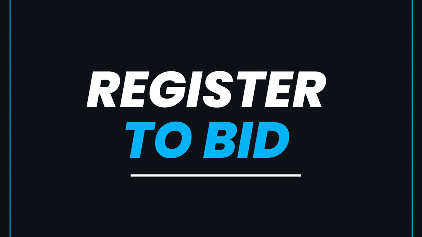 HOW TO REGISTER TO BID ONLINE