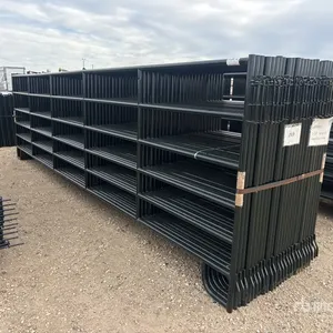 Quantity of (24) 2026 BYT PNL200 5 ft 6 in x 20 ft 6 Rail Livestock Panel (Unused)