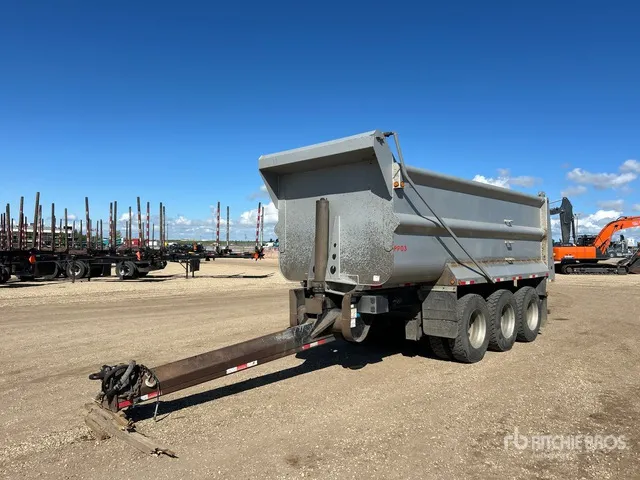 2020 Langfab 20 ft Tri/A Pup Dump Trailer