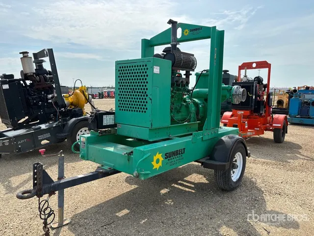 2007 Gorman-Rupp PA6D60-4045D/S1 Trailer-Mounted Water Pump (Inoperable)