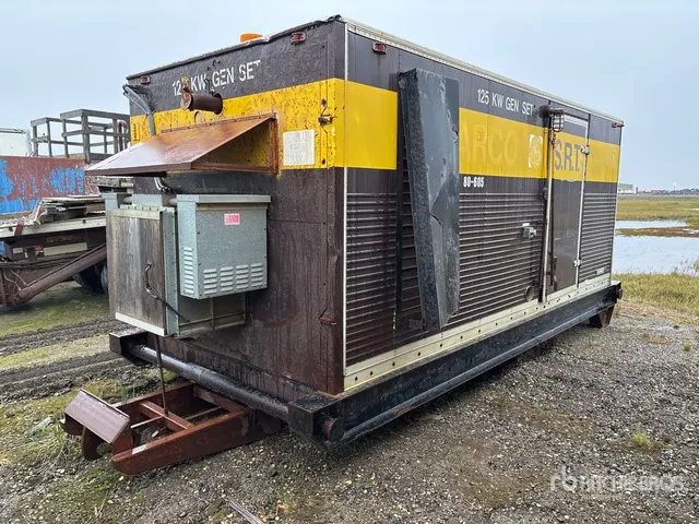 1975 Kato Engineering A227190000 125 kW Skid-Mounted Generator Set (Inoperable)