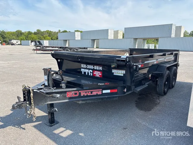 2026 ED Trailers GDT83142716S-BP 14 ft T/A Dump Utility Trailer