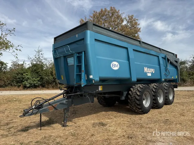 2011 Maupu TDM25 Benne Cerealiere 3 Essieux 22.45 T Tri/A Grain Trailer